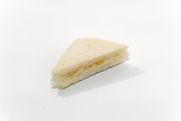 mini sandwich isolated on white background