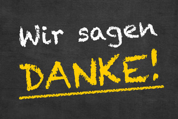 Wir sagen danke!