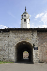 Fototapeta na wymiar Clock Tower at Kalemegdan Fortress, Belgrade, Serbia
