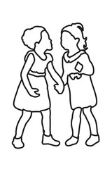 sketch of children