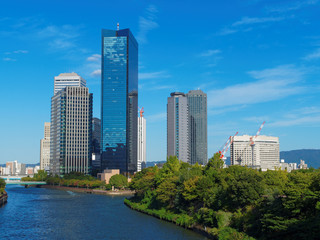 大阪ビジネスパークの青空