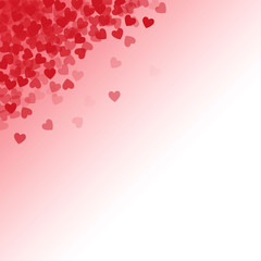 
vector background with red hearts
