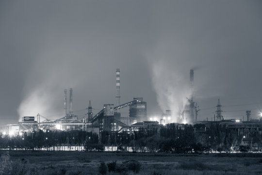 Heavy industry air pollution