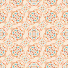 Seamless vector illustration with lace ornament.