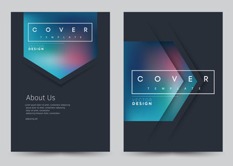Cover Design Vector template set Brochure, Annual Report, Magazine, Poster, Corporate Presentation, Portfolio, Flyer, Banner, Website. A4 size