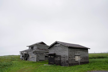 Obraz premium 廃墟と化した集落