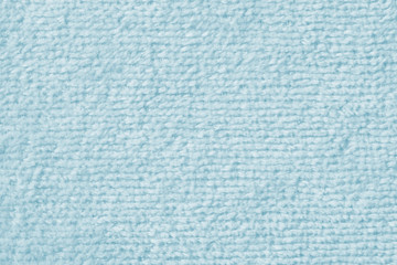 Obraz premium Blue towel close-up Pile fabric