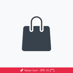 Shopping Bag Icon / Vector