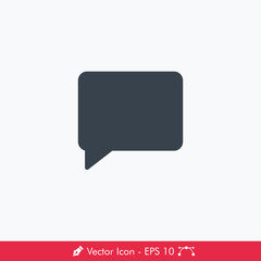 Naklejka premium Message Icon / Vector