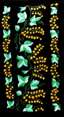 Poster Ukrainian folk embroidery, handmade © vadim_fl