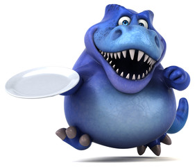 Fototapeta premium Fun dinosaur - 3D Illustration