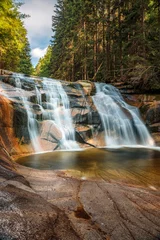 Fototapeten Mumlava waterfall / Mumlavský vodopád © Filip Olejowski