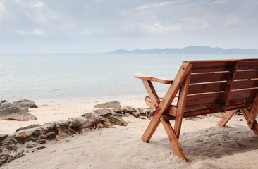 Bench on the beach