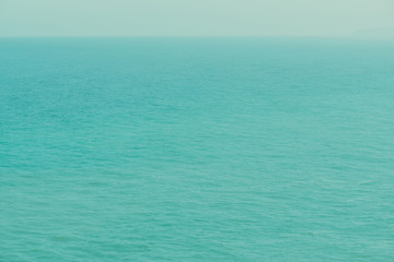 Obraz premium Infinite calm ocean from a birds eye view retro color stylized