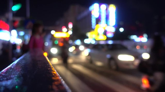 China - Shenzhen - Verkehr in der Gro&szlig;stadt bei Nacht
