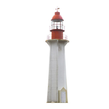 Lighthouse with red top