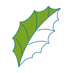 Obraz premium leaf christmas decoration icon