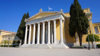 Obraz premium April 2017: Photo of iconic public hall of Zappeion , Athens historic center, Attica, Greece