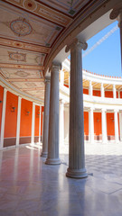 Fototapeta premium April 2017: Photo of iconic public hall of Zappeion , Athens historic center, Attica, Greece