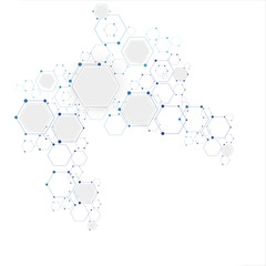 Molecular connection structure