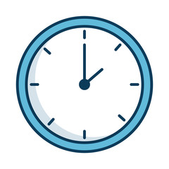 time clock isolated icon