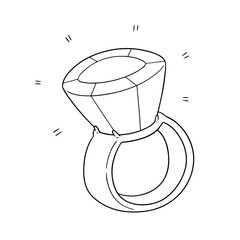 vector set of wedding ring