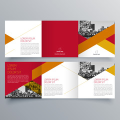 Brochure design, brochure template, creative tri-fold, trend brochure