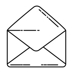 mail envelope isolated icon