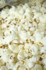 アルミ袋のポップコーン