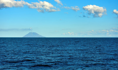  Volcano Stromboli seen from Tropea