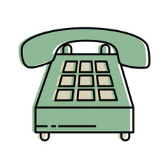phone service isolated icon