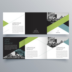 Brochure design, brochure template, creative tri-fold, trend brochure