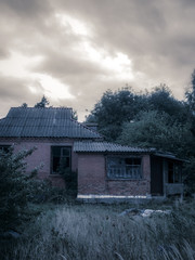 an abandoned house