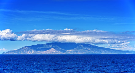 Elba Insel Meer Wolke Himmel Mittelmeer