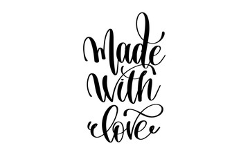 made with love - hand lettering inscription