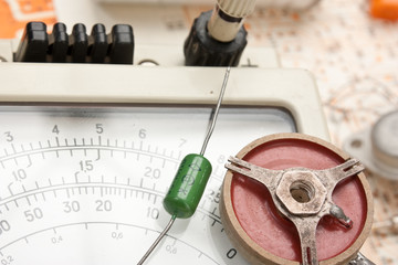 multimeter and electronic component