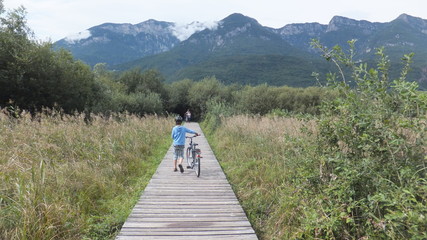 Fahrradtour mit Kind