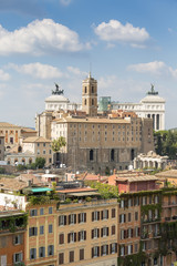 Obraz premium ancient Tabularium on the Roman Forum, Rome, Italy, Europe