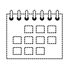 calendar reminder isolated icon