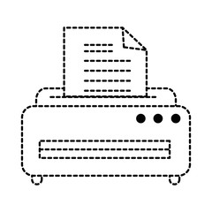 printer machine isolated icon