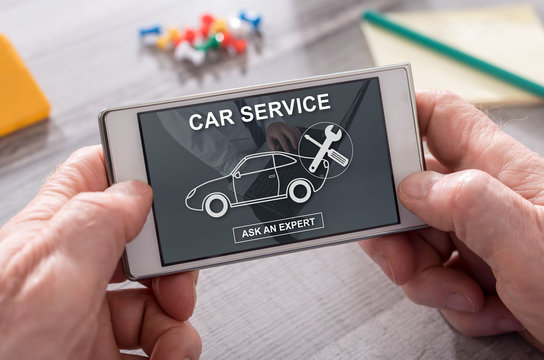 Concept of car service