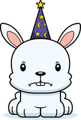 Obraz na płótnie Canvas Cartoon Angry Wizard Bunny