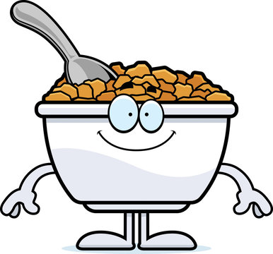 recommend clip art: Happy Cartoon Cereal