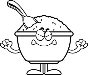 Angry Cartoon Oatmeal