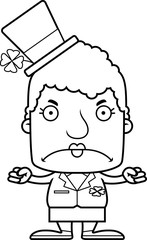 Cartoon Angry Irish Woman