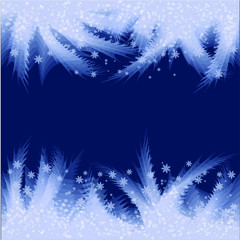 frost the frost on the window