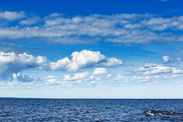 Obraz premium Sky with clouds over the sea