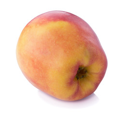 Fresh red apple isolated on white background