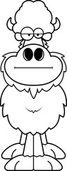Cartoon Buffalo Bored