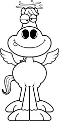 Drunk Cartoon Pegasus